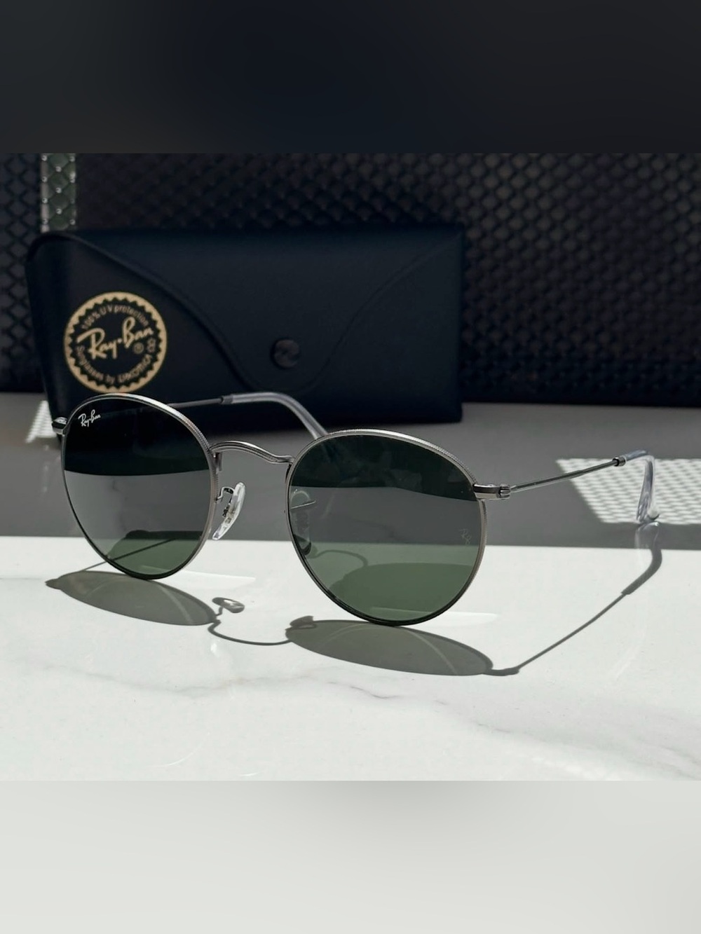 Ray-Ban round metal Sunglasses 50mm